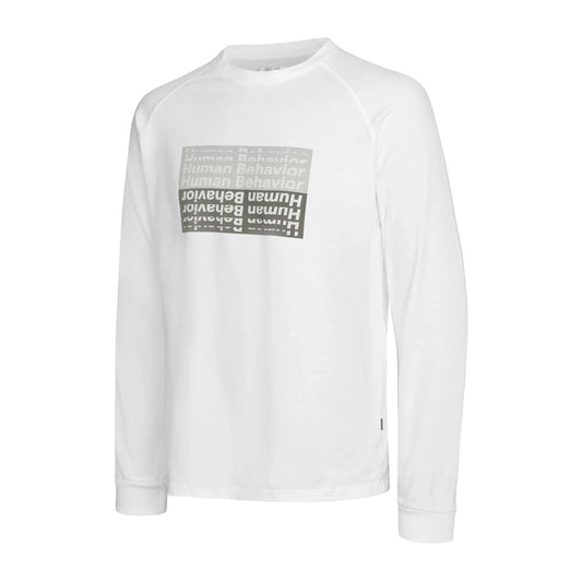 PAS NORMAL STUDIOS TKO Off Race Long Sleeve Tshirt AW24 - White