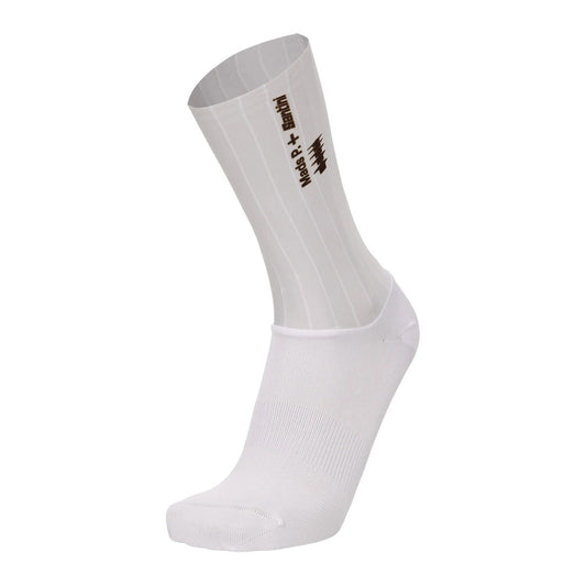 SANTINI Mads Pedersen Momentum Series Aero Socks - Off White