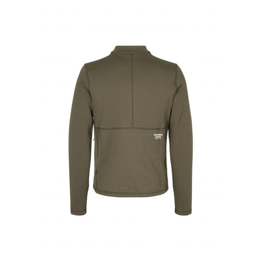 PAS NORMAL STUDIOS ESCAPISM Performance Fleece Zip Jersey - Dark Stone
