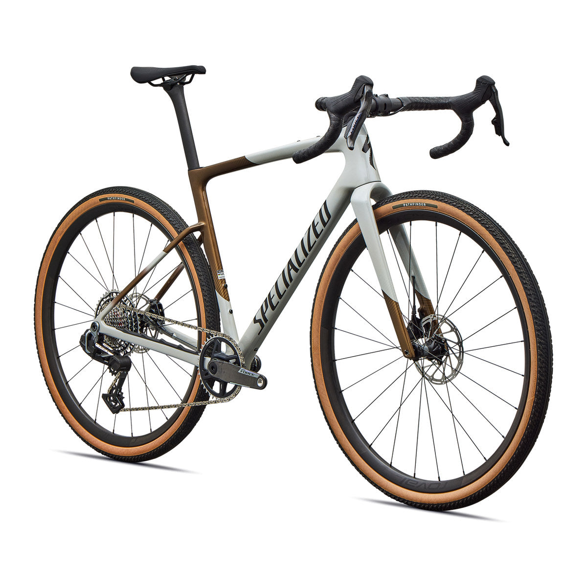 SPECIALIZED Crux 5 Expert  SRAM Force XPLR Gravel Bike - Gldprl/Dlmmet/Metobsd