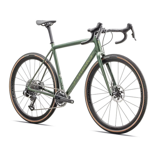 SPECIALIZED Sworks Crux Gravel Bike Sram Red AXS 2025 - Gloss Cypress Metallic / Viavi Gold To Silver Pearl