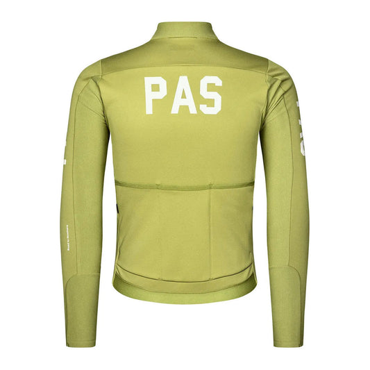 PAS NORMAL STUDIOS Men PAS Mechanism Thermal Long Sleeve Jersey 2.0 - Dark Lime
