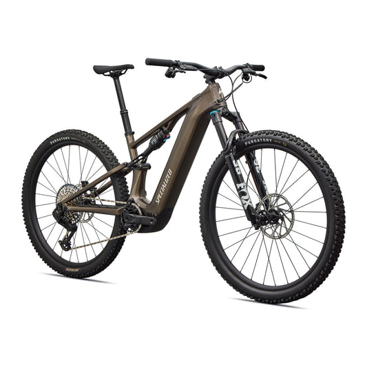 SPECIALIZED Turbo Levo R Comp MTB Ebike - Gloss Gunmetal / White Mountains