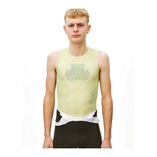 PAS NORMAL STUDIOS Men Mechanism Pro Sleeveless Baselayer - Wasabi Green