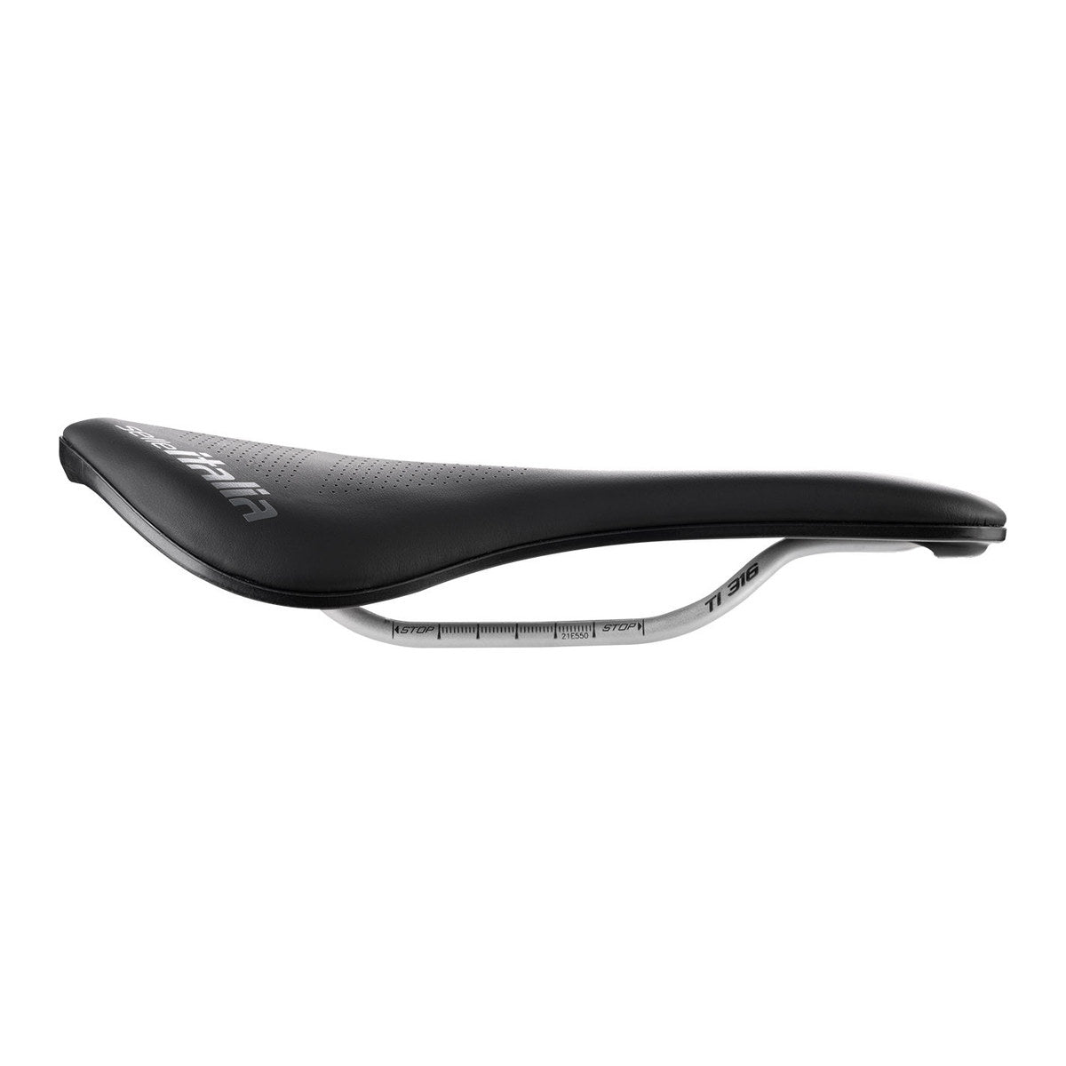 SELLE ITALIA Novus Boost Evo TI 316 Superflow Saddle - Black