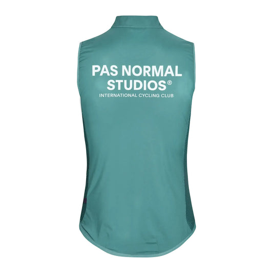 PAS NORMAL STUDIOS Mechanism Women Stow Away Gilet - Grey Teal