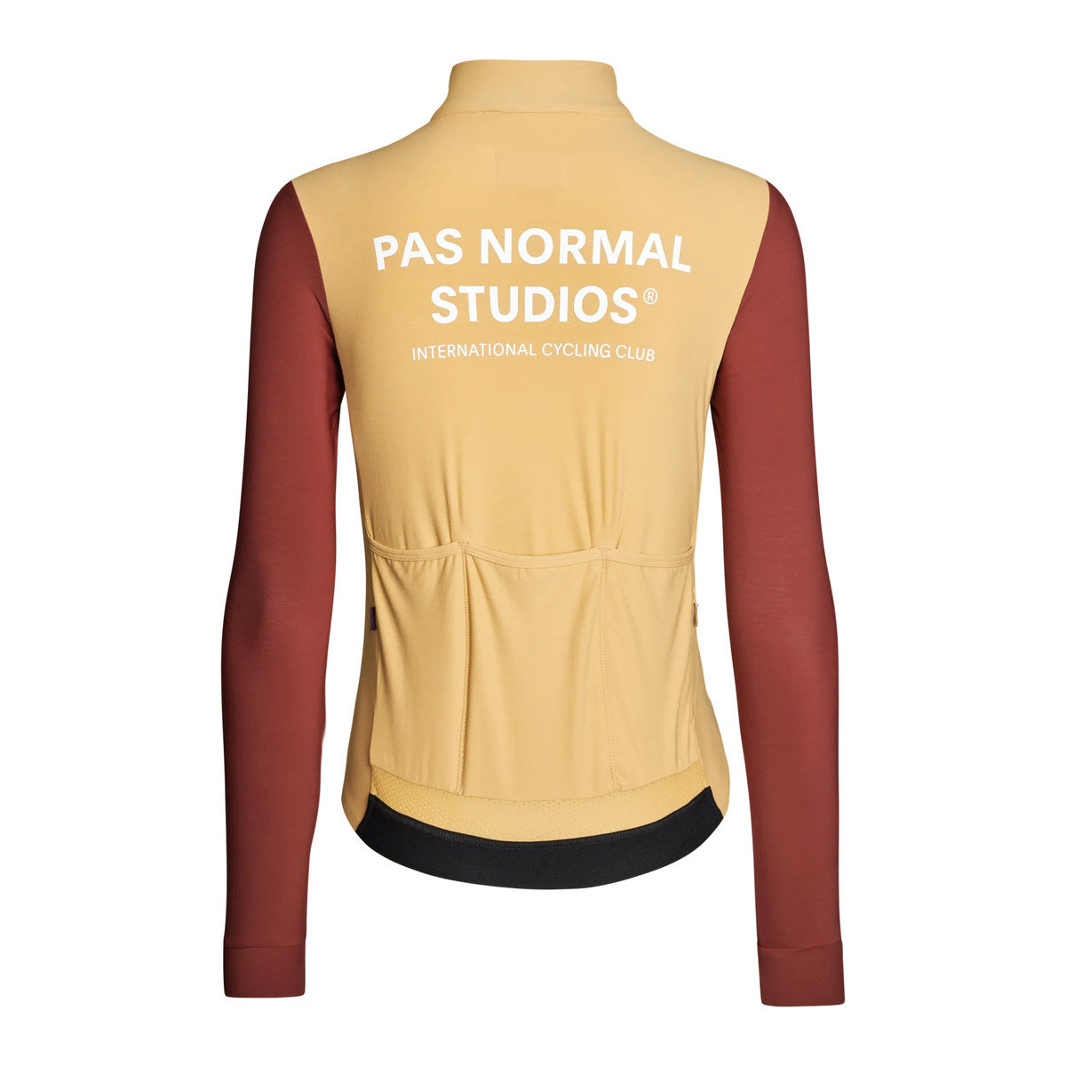 PAS NORMAL STUDIOS Mechanism Women Long Sleeve Jersey - Camel/Maroon