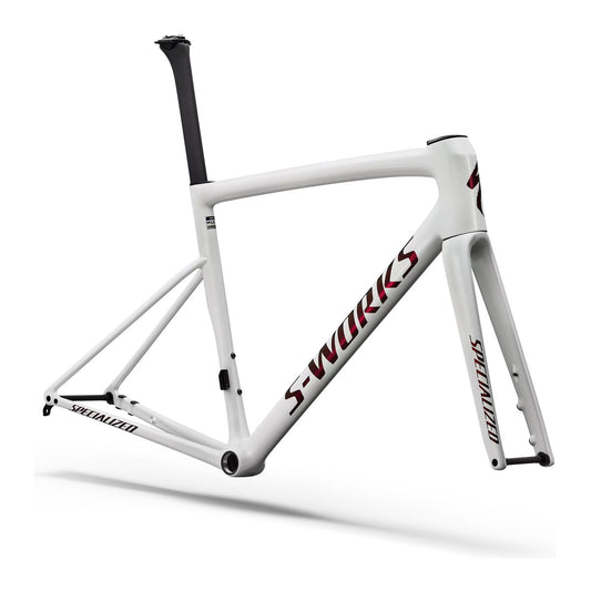 SPECIALIZED Sworks Tarmac SL8 2026 Road Frameset - Gloss Metallic White Silver / Pearl / Black