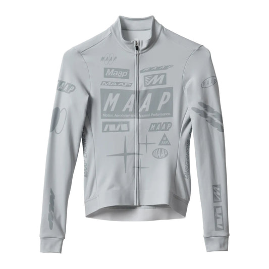 MAAP Drome Thermal LS Jersey - Ice Gray