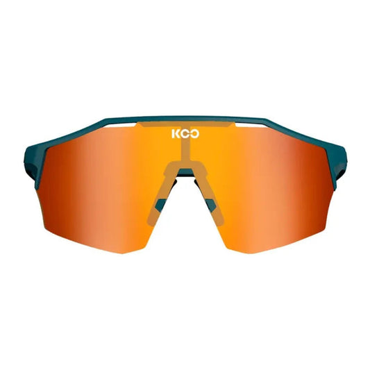 KOO Alibi Large Eyewear - Dark Blue Matt / Red Photochromic