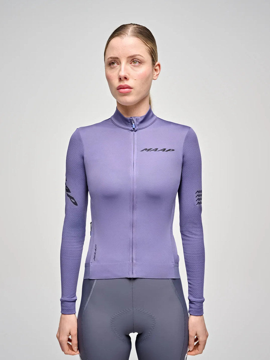 MAAP Emerge Thermal Long Sleeve Woman Jersey - Heron