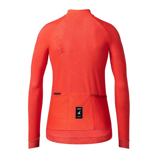 GOBIK Hyder Women Long Sleeve Jersey - Vermilion