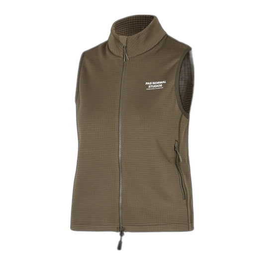 PAS NORMAL STUDIOS Women Escapism Performance Fleece Vest - Dark Stone