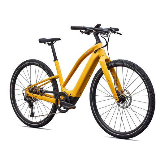 SPECIALIZED Turbo Vado SL 2 4.0 Step Through Ebike - GLOSS BRASSY YELLOW / METALLIC WHITE SILVER FROST REFLECTIVE