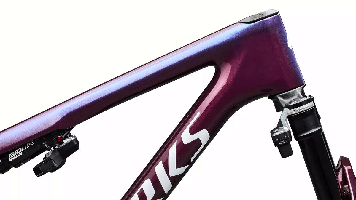 SPECIALIZED S-Works Epic 9 MTB Frameset - Gloss Bordeaux Metallic / Blue Pearl Edge Fade / Metallic White Silver