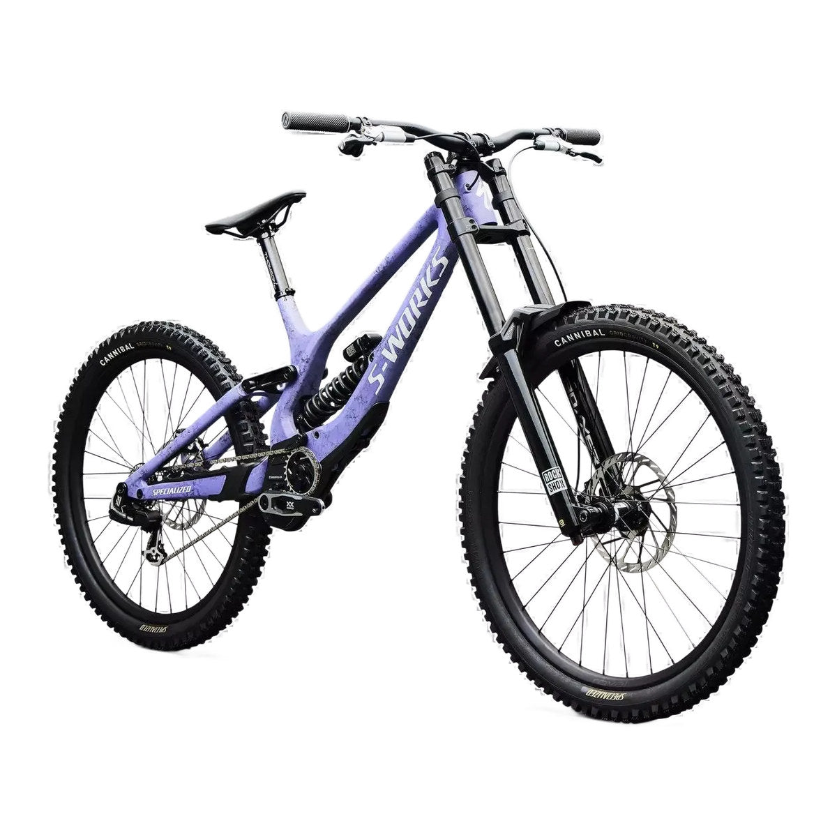 SPECIALIZED S-Works Demo 11 - Satin / Powder Indigo Tint / Black Tint Carbon / White