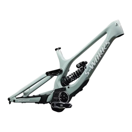 SPECIALIZED Conjunto de cuadro S-Works Demo 11 - Gloss Agave Grey / Metallic White Silver