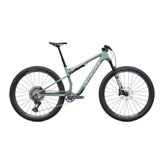 SPECIALIZED Epic 9 Expert Complete MTB - Gloss Agave Grey / Metallic White Silver