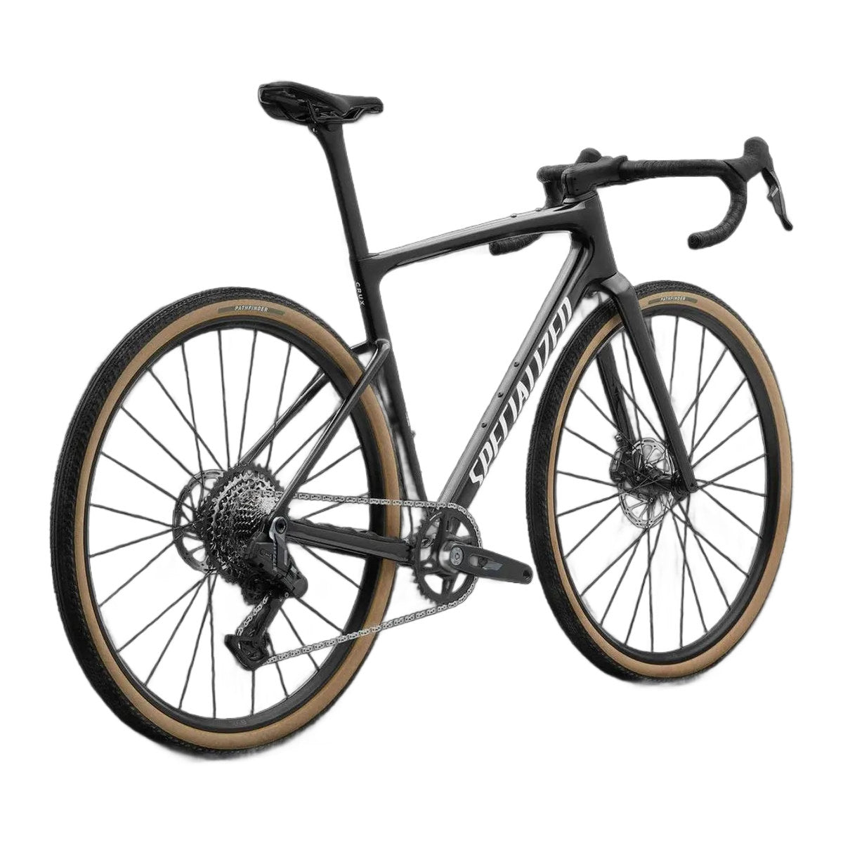 Crux 5 Comp - SRAM Rival XPLR - Metallic Obsidian/Dune White