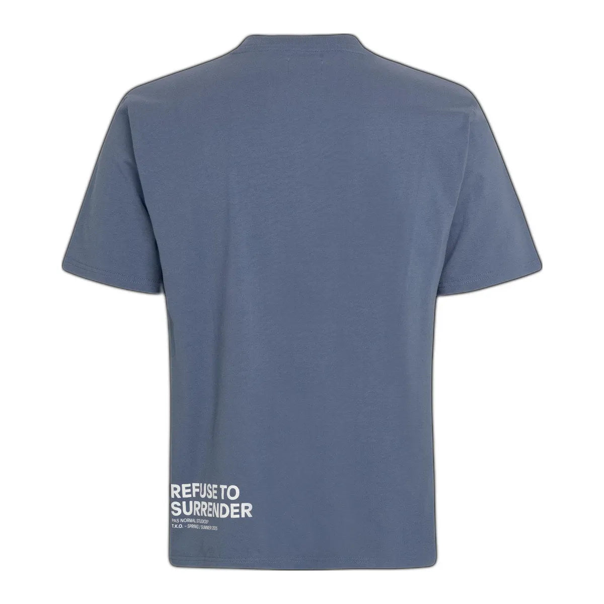 PAS NORMAL STUDIOS T.K.O. Off-Race T-Shirt - Light Indigo