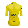 SANTINI Tour De France Femmes Avec ZWIFT Yellow Women Jersey - Yellow