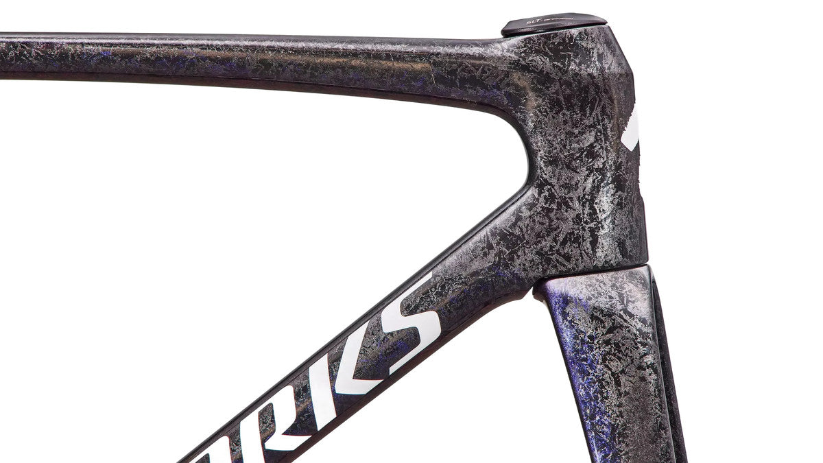 SWorks Tarmac SL9 Road Frameset FACT 12r Carbon - Carb/Bluredcmln/Wht
