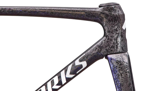 SWorks Tarmac SL9 Road Frameset FACT 12r Carbon - Carb/Bluredcmln/Wht