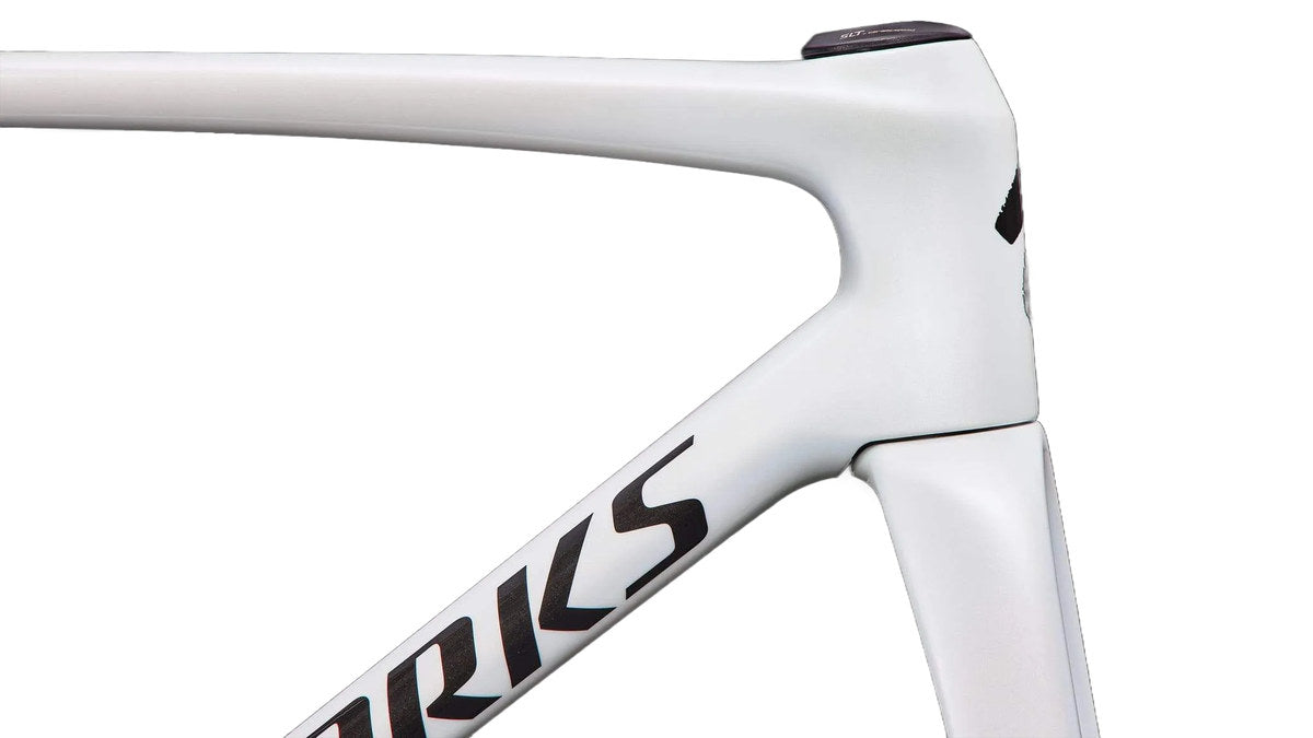 SWorks Tarmac SL9 Road Frameset  FACT 12r Carbon - Metwhtsil/Gldprl/Metobsd