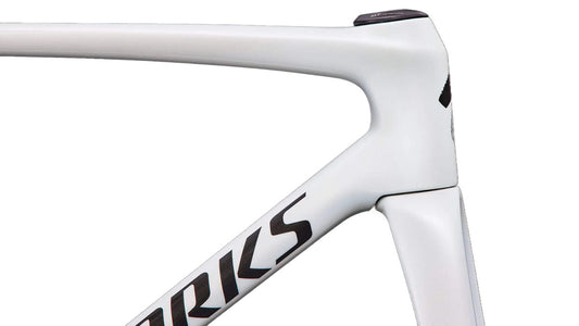 SWorks Tarmac SL9 Road Frameset  FACT 12r Carbon - Metwhtsil/Gldprl/Metobsd