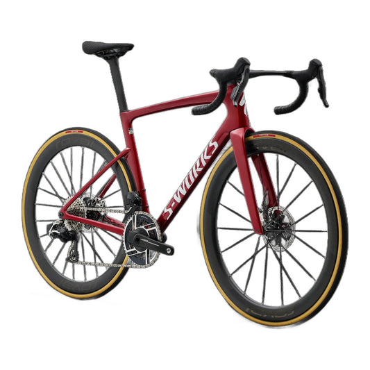 SWorks Tarmac SL9 Complete Road Bike SRAM RED AXS - Rbymet/Metwhtsil