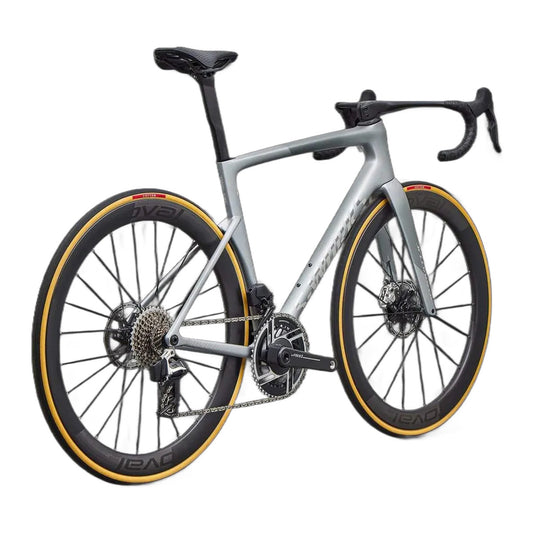 SWorks Tarmac SL9 Complete Road Bike SRAM RED AXS - Sildst/Spctflr/Chrm