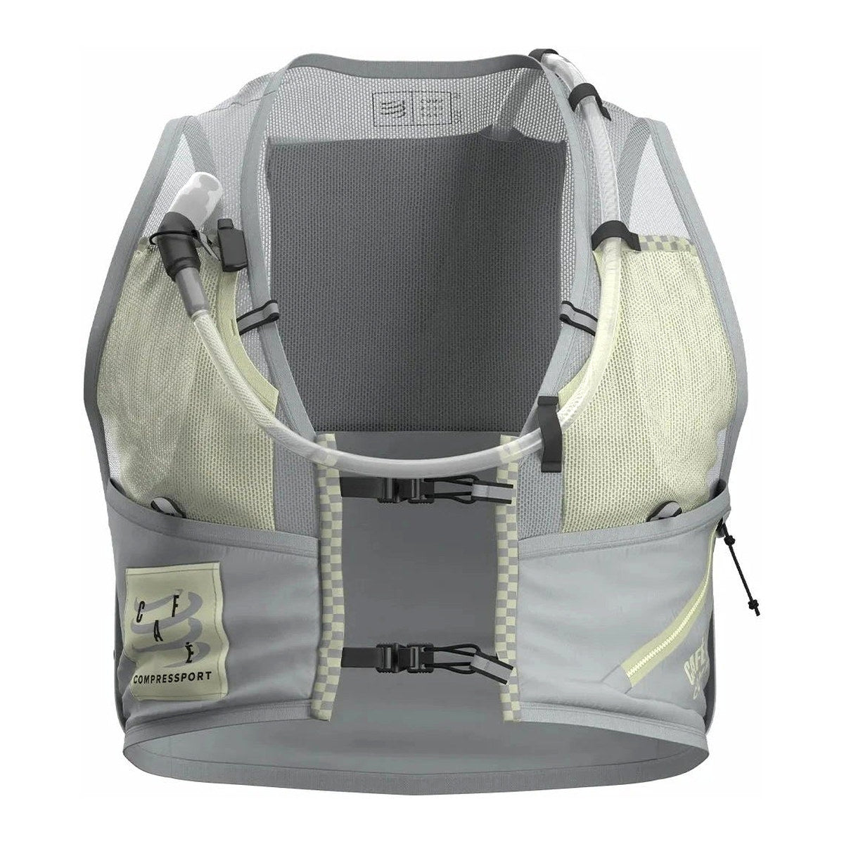 CAFÉ DU CYCLISTE UltRide Evo 8 Hydratation Vest - Gray/Green
