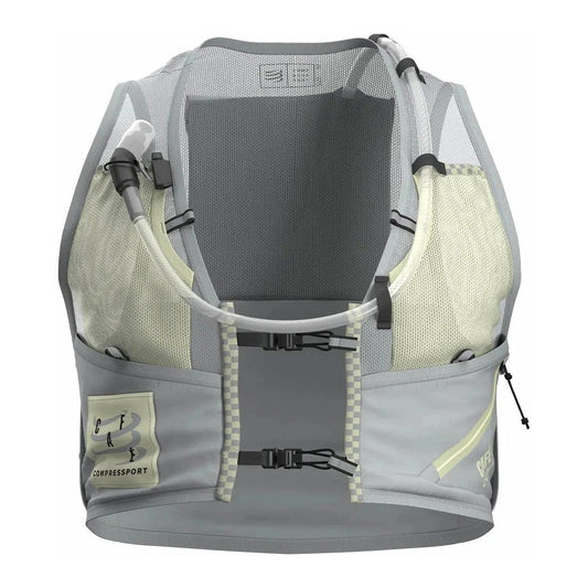 CAFÉ DU CYCLISTE UltRide Evo 8 Hydratation Vest - Gray/Green