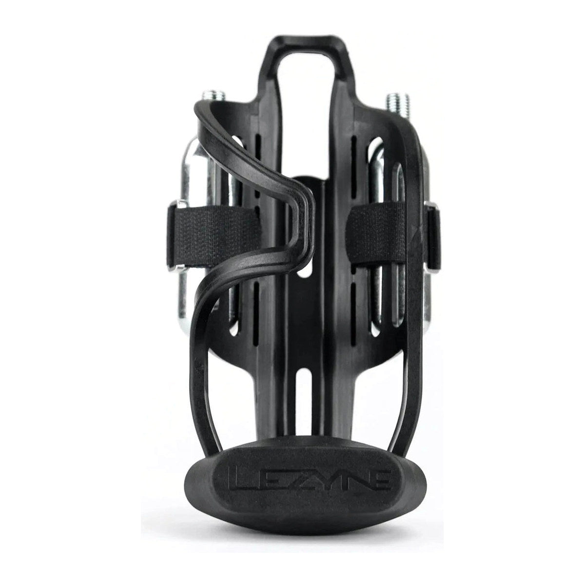 LEZYNE TUBELESS FLOW WATER BOTTLE CAGE WITH CO2 CARTRIDGES - BLACK