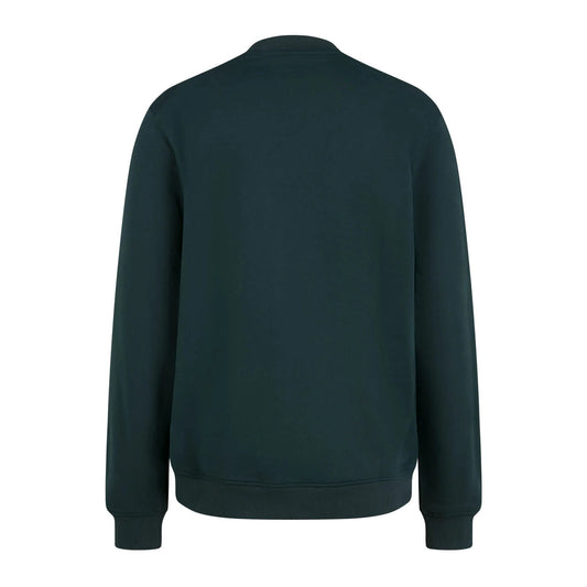 RAPHA HEAVYWEIGHT COTTON SWEATSHIRT - FOREST GREEN/LIGHT QUARTZ