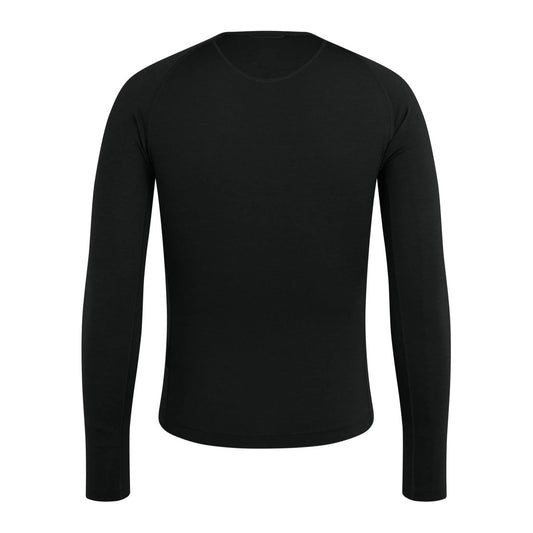 RAPHA MERINO LONG SLEEVE BASE LAYER - BLACK/BLACK