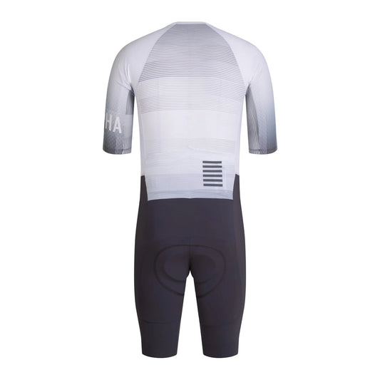 RAPHA PRO TEAM SUMMER ROADSUIT - WHITE/IRON GREY