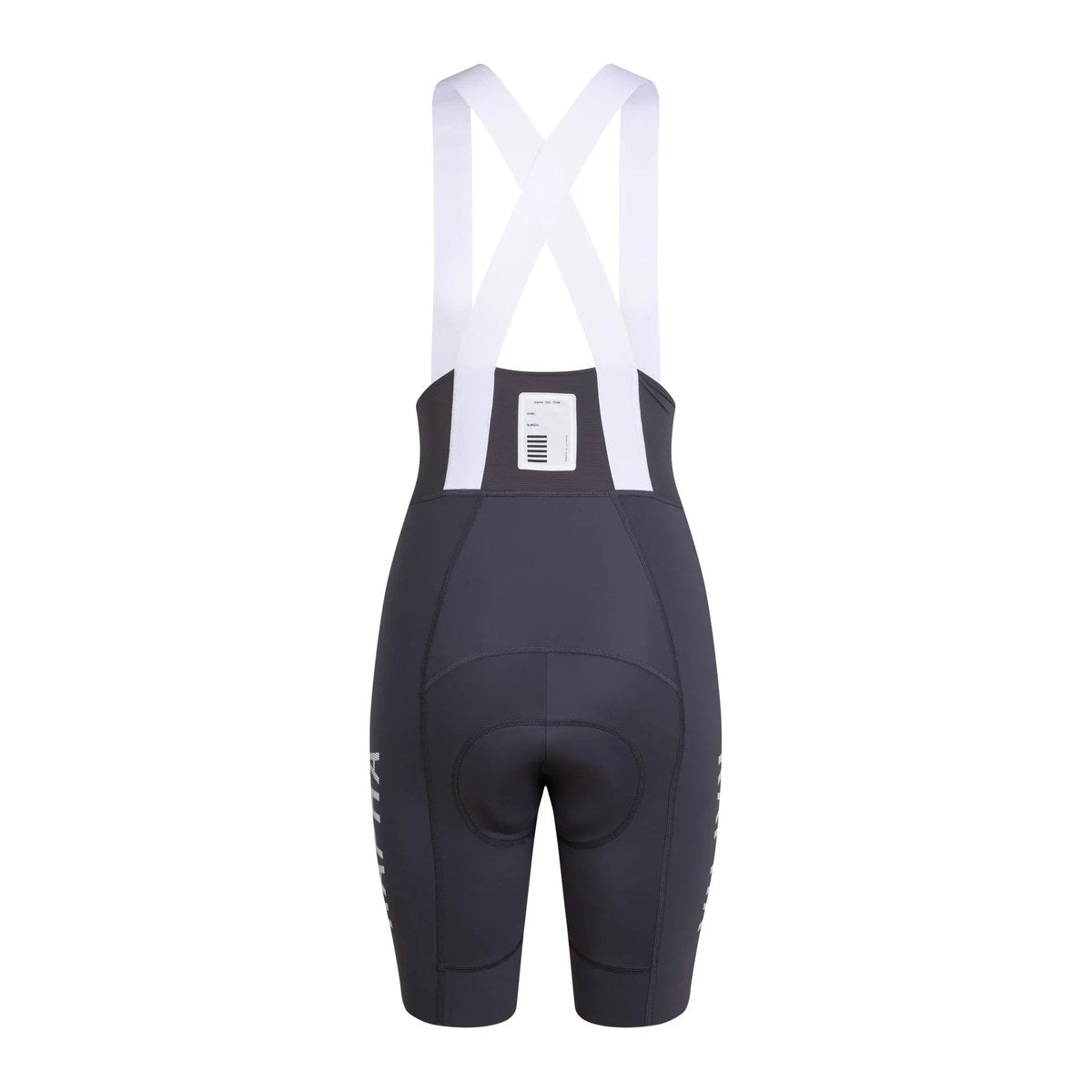 WOMENS RAPHA PRO TEAM BIB SHORTS III - IRON GREY/WHITE