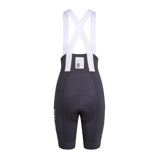 WOMENS RAPHA PRO TEAM BIB SHORTS III - IRON GREY/WHITE