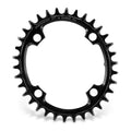 GARBARUK Oval Chainring  104 BCD - BLACK