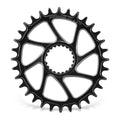 GARBARUK Oval Chainring DIRECT MOUNT SHIMANO M7100/M8100 - BLACK