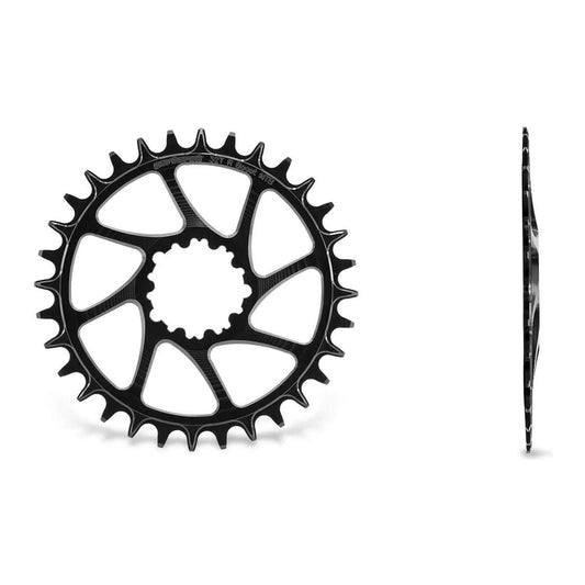 GARBARUK Round Chainring DIRECT MOUNT SRAM GXP/DUB MTB (BOOST) - BLACK
