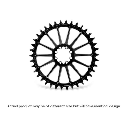GARBARUK ROUND CHAINRING DIRECT MOUNT AXS ROAD/GRAVEL - BLACK