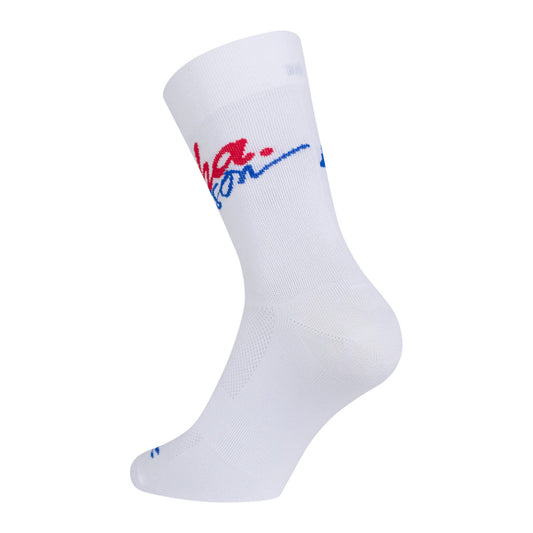 RAPHA Pro Team Socks David Carson - White