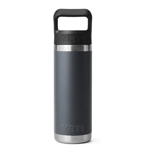 YETI Rambler 18oz/532m Bottle with Straw Cap - Charcoal