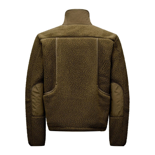 PAS NORMAL STUDIOS Off Race Pile Fleece Jacket - Deep Olive