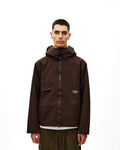 PAS NORMAL STUDIOS Off Race 3L Shell Jacket - Dark Coffee