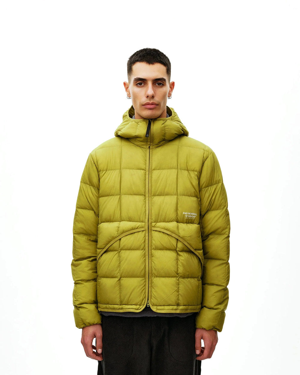 PAS NORMAL STUDIOS Off Race Down Liner Jacket - Dark Lime