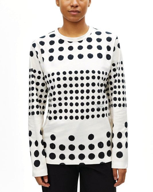 PAS NORMAL STUDIOS Off Race Graphic Long Sleeve TShirt - Off White