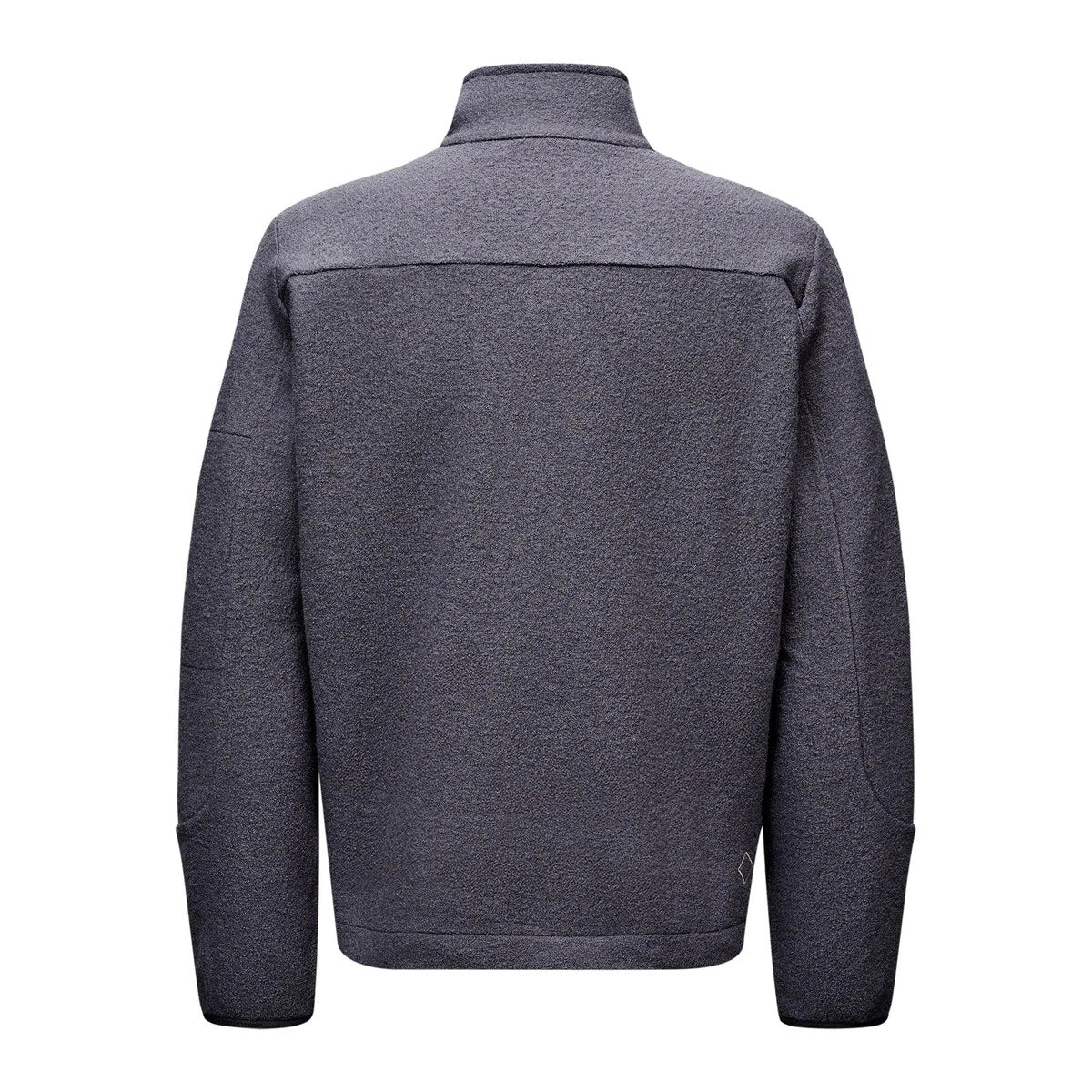 PAS NORMAL STUDIOS Off Race Boiled Wool Half Zip - Steel